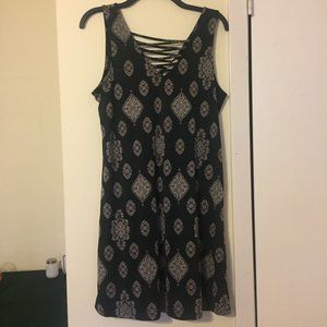 Patterned Slip Dress